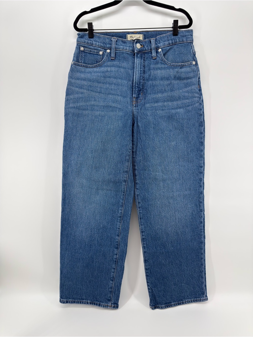 Madewell The Perfect Vintage Wide-Leg Jean 30 High Rise blue